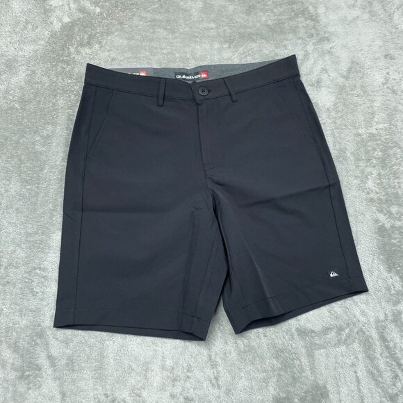 Quiksilver Mens Hybrid Shorts Black Size 30 9" Inseam UV 50 a1381 - Picture 1 of 6